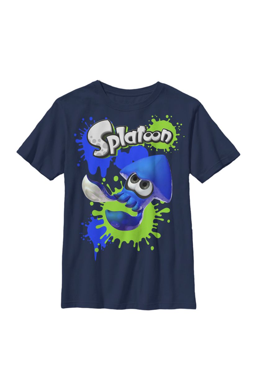 Splatoon Spleediddle Splat Crew Graphic T-Shirt