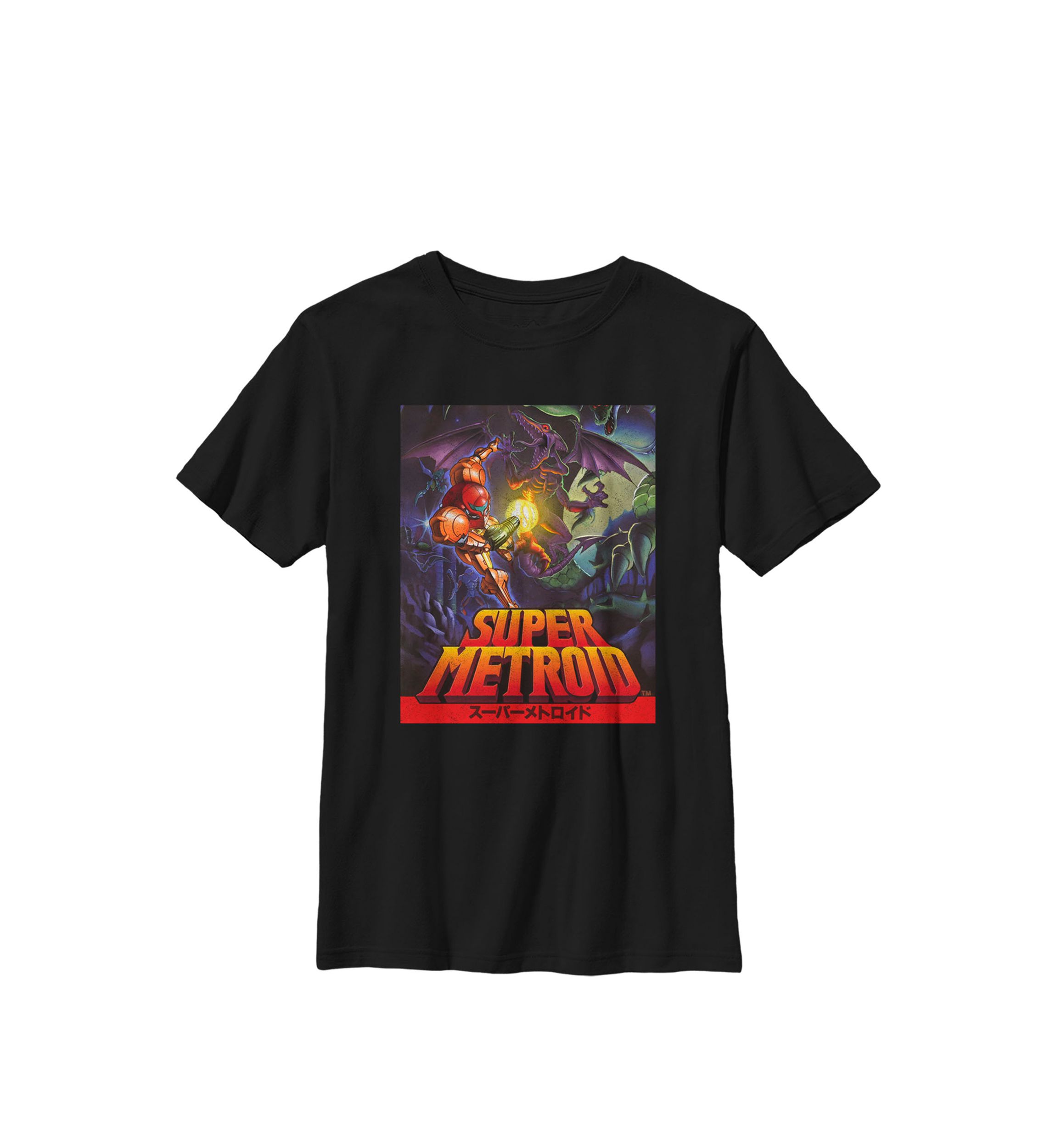 Boys Samus Super Metroid Cover Crew T-Shirt