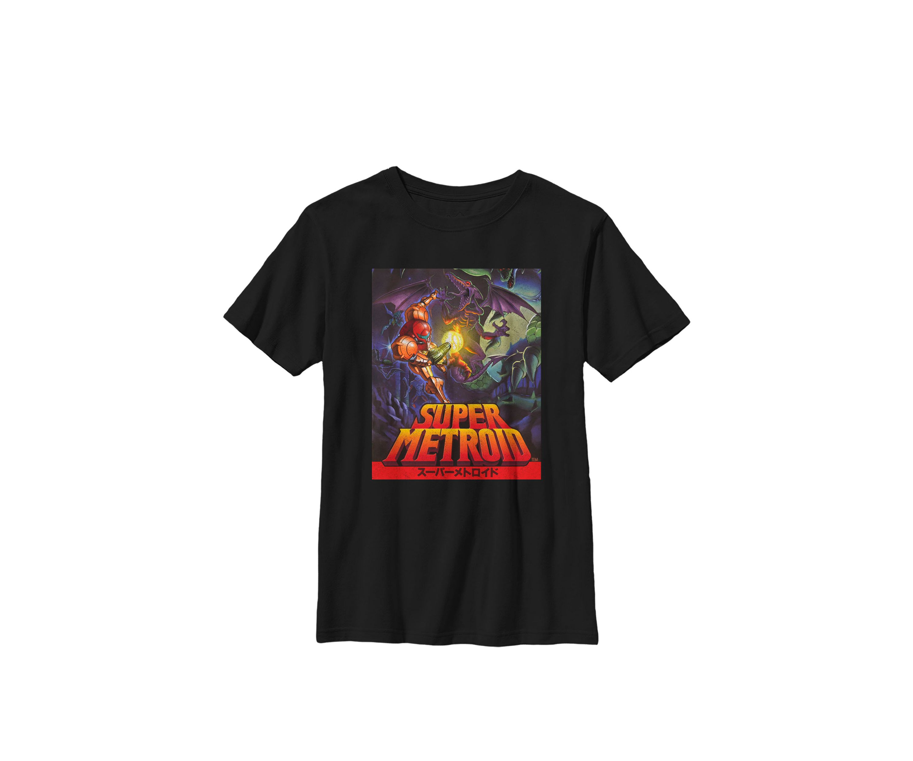 Boys Samus Super Metroid Cover Crew T-Shirt