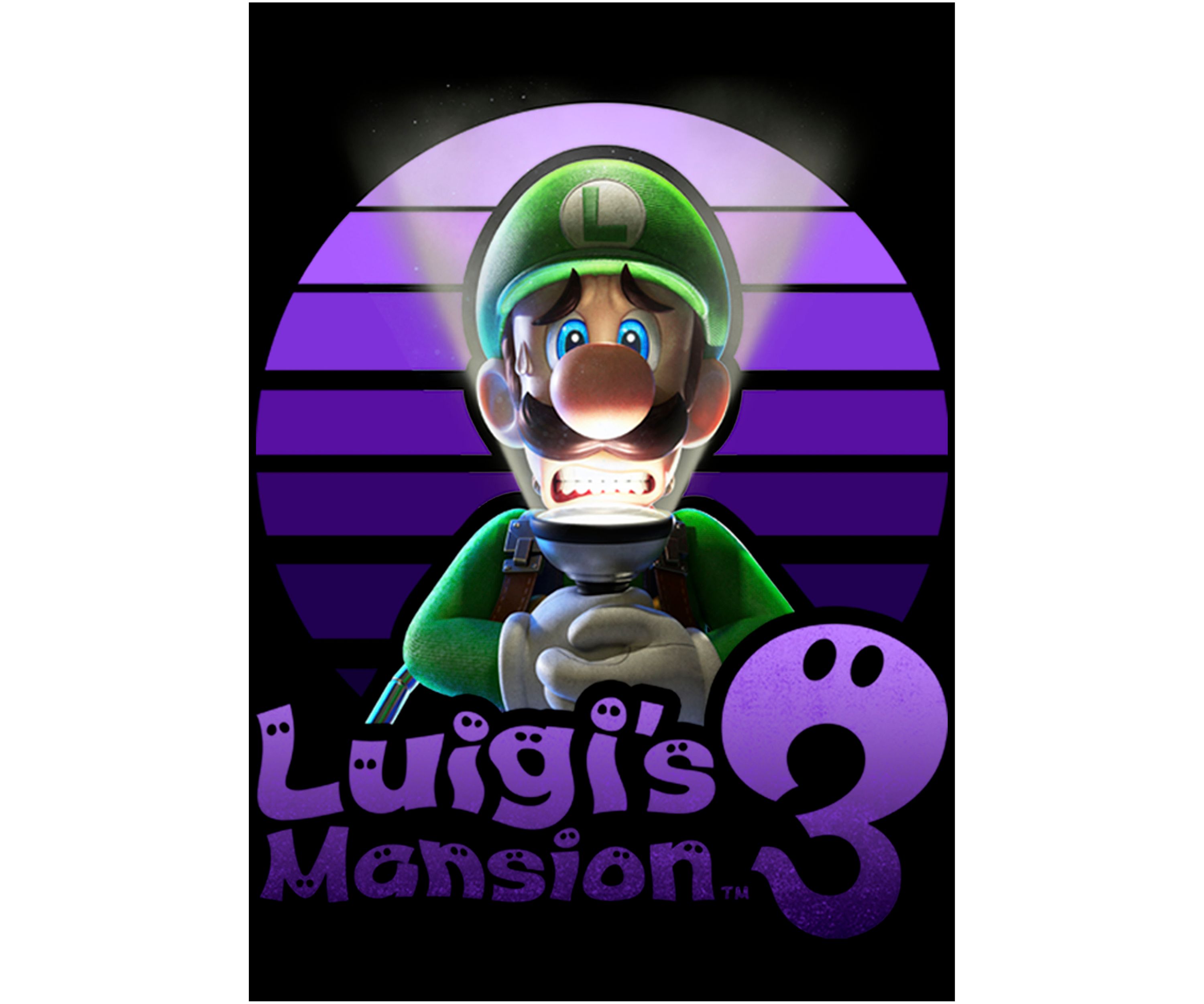 Boys 4-7 Luigi Sunset Graphic T-Shirt