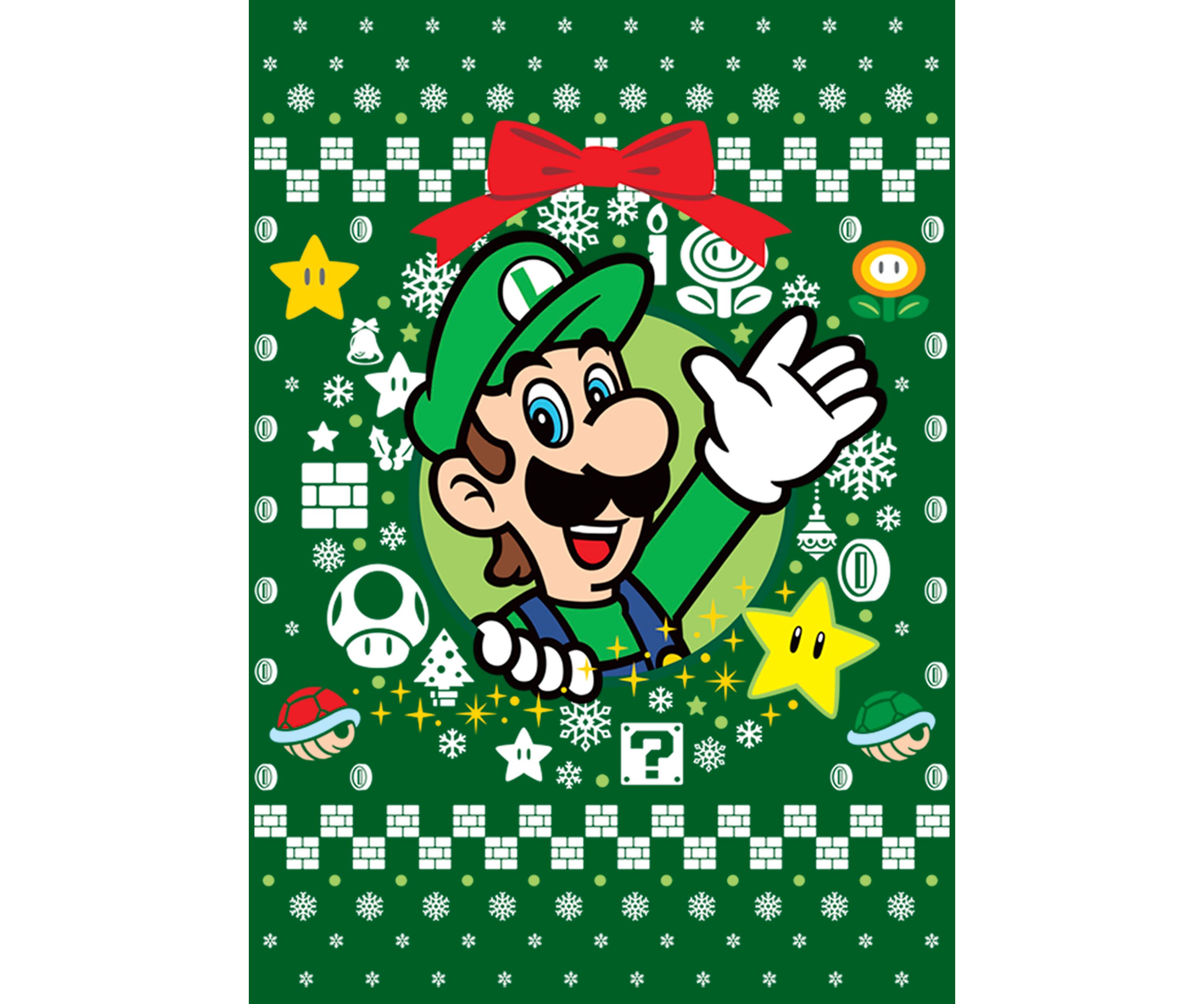 Boys 4-7 Wreath Luigi Sweater T-Shirt
