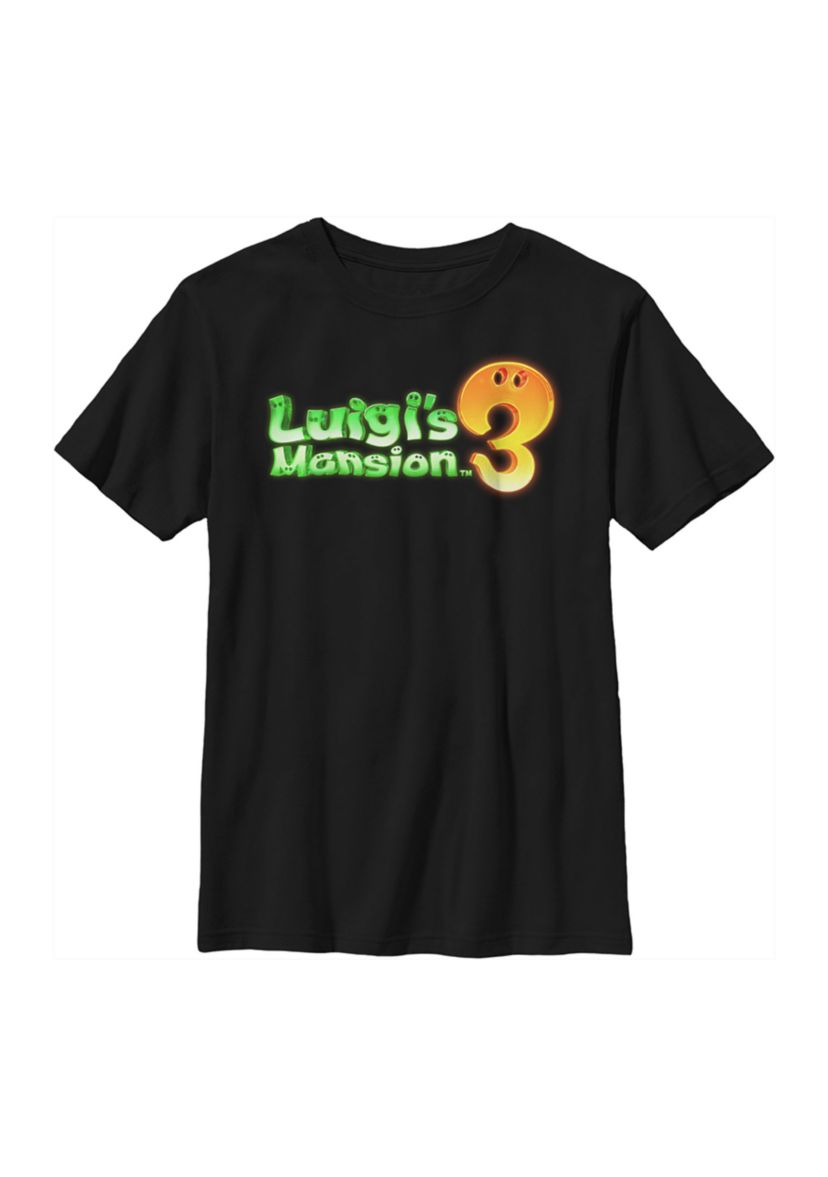 Boys 4-7 Luigis Mansion Color Glow Graphic T-Shirt