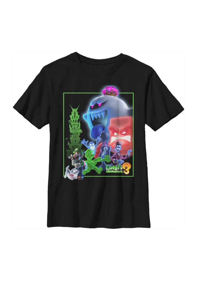 Boys 4-7 Nintendo Mansion Mash-Up Top