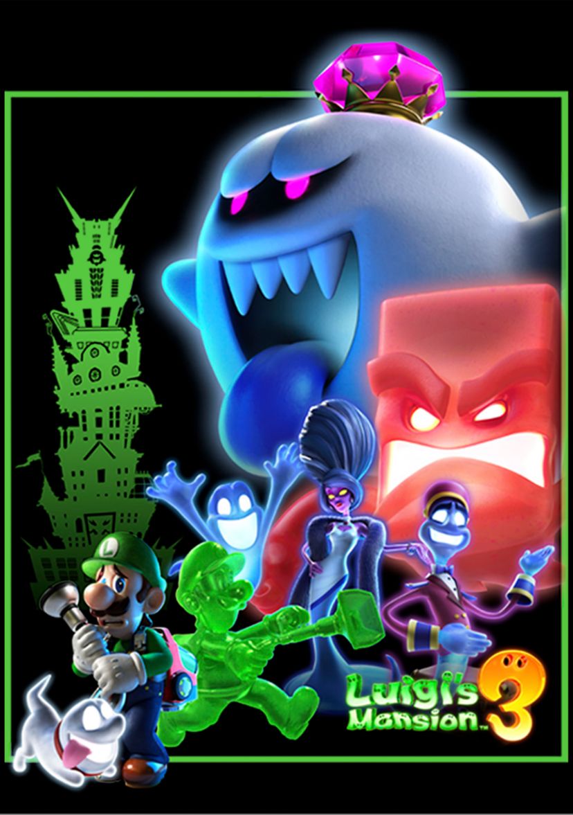 Boys 4-7 Nintendo Mansion Mash-Up Top