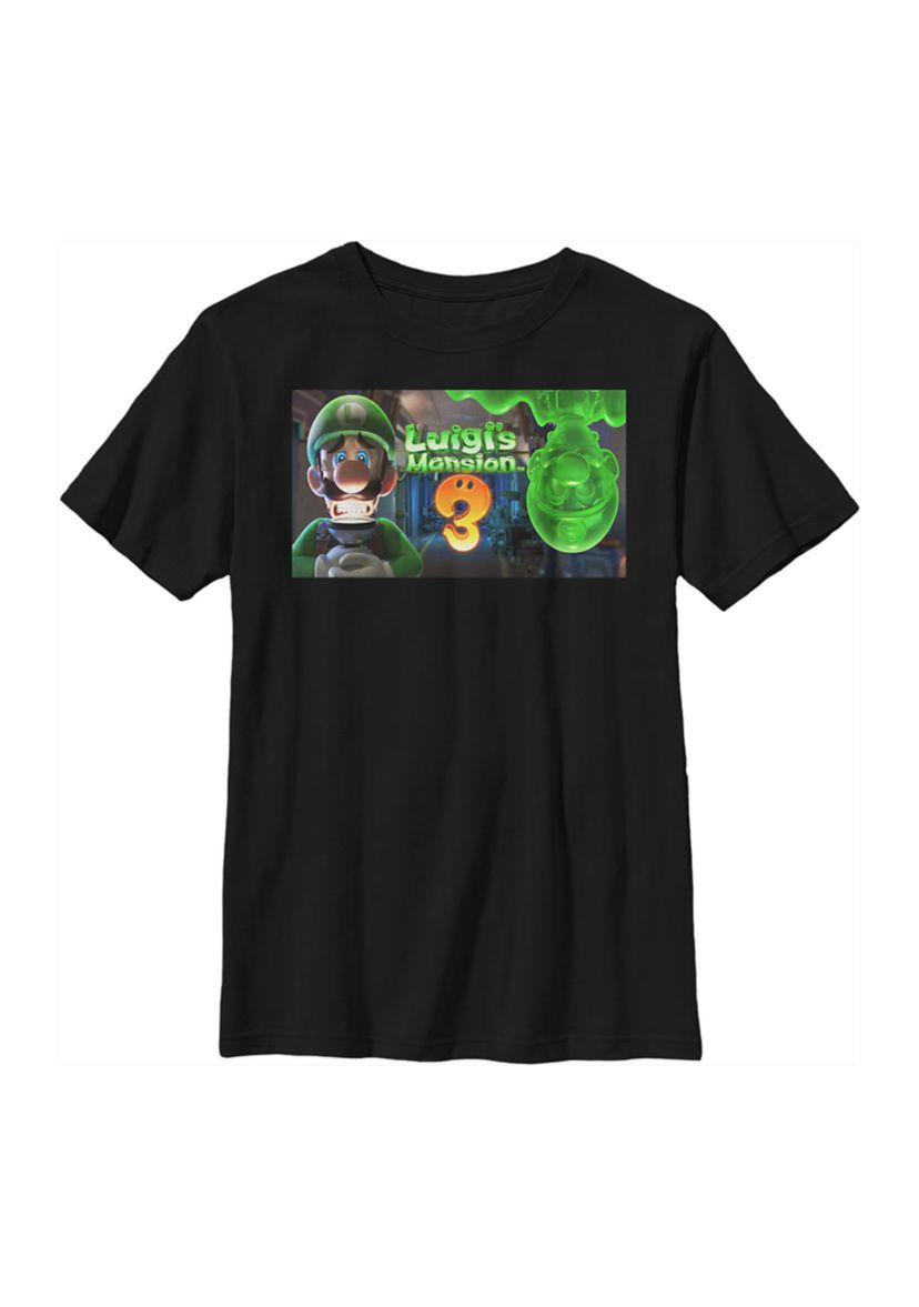 Boys 4-7 Luigis Mansion 3 Banner Graphic T-Shirt
