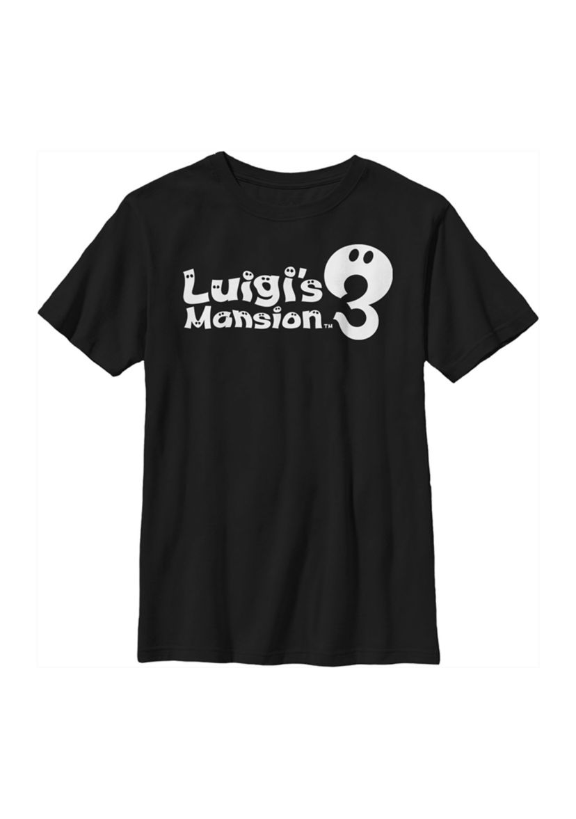 Boys 4-7 Luigis Mansion 3 Logo Graphic T-Shirt