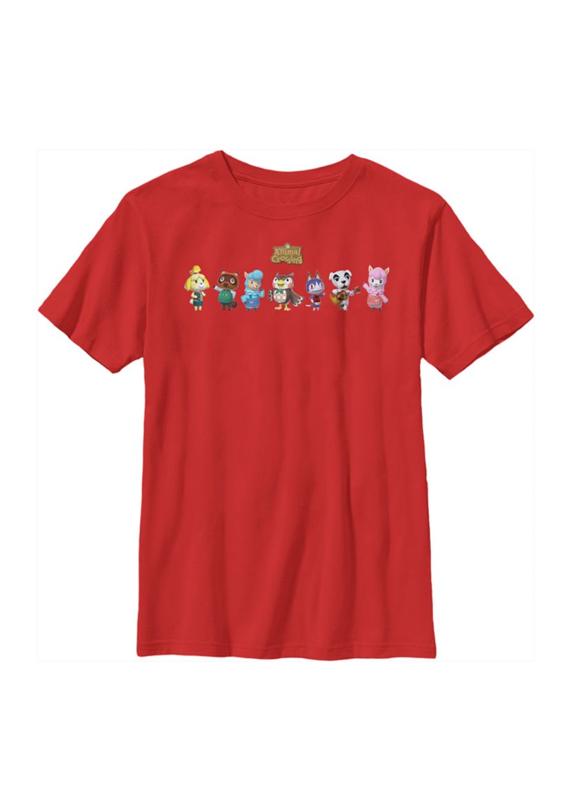 Boys 4-7 Line Animal Crossing Graphic T-Shirt