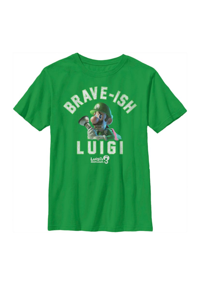 Boys 4-7 Brave-ish Luigi Graphic T-Shirt