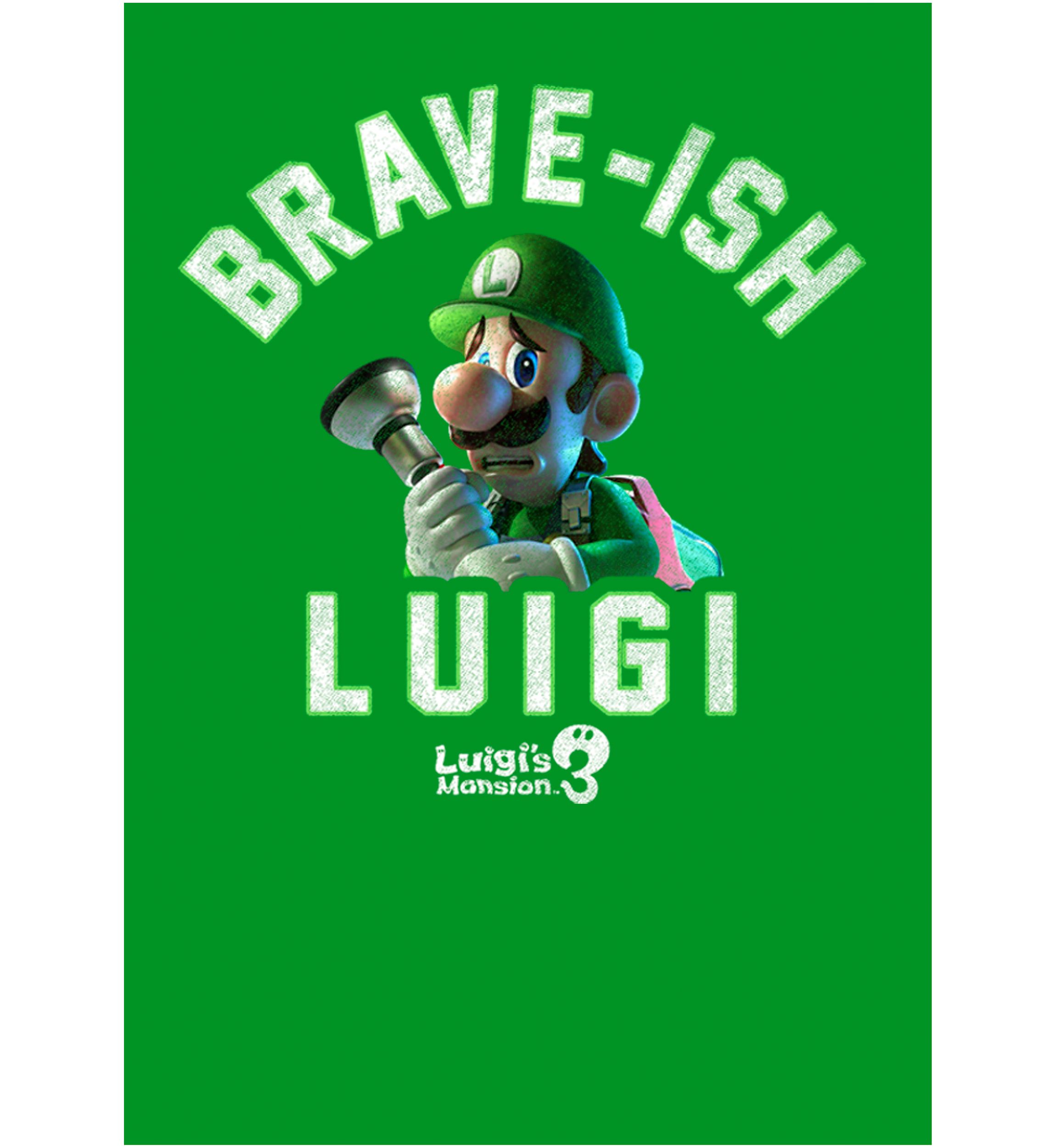 Boys 4-7 Brave-ish Luigi Graphic T-Shirt