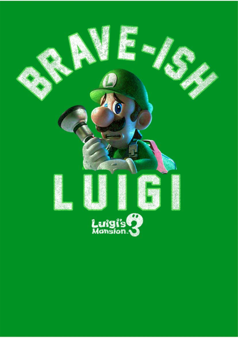 Boys 4-7 Brave-ish Luigi Graphic T-Shirt
