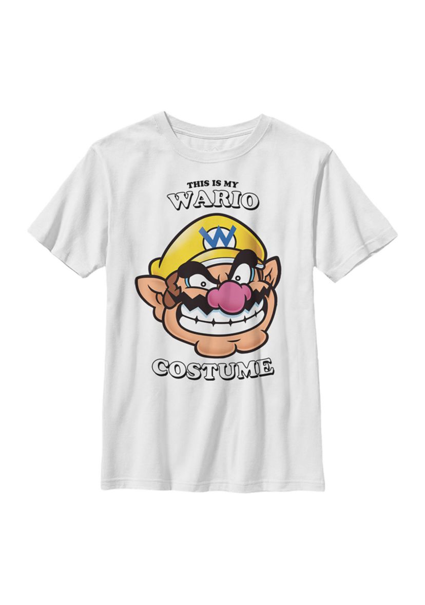 Boys 4-7 Wario Face Graphic T-Shirt