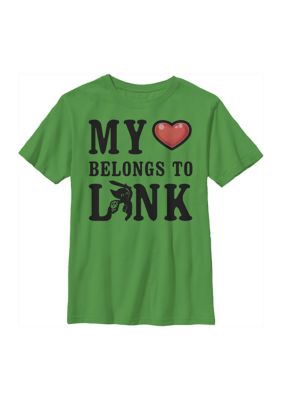 Nintendo Boys 4-7 My Heart Belongs Graphic T-Shirt, XSmall