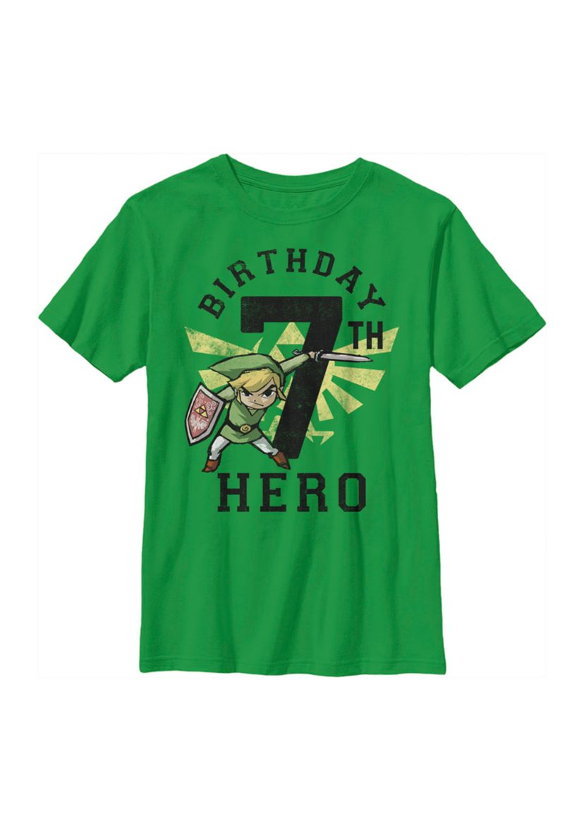 Boys 4-7 Link Birthday 7 Graphic T-Shirt