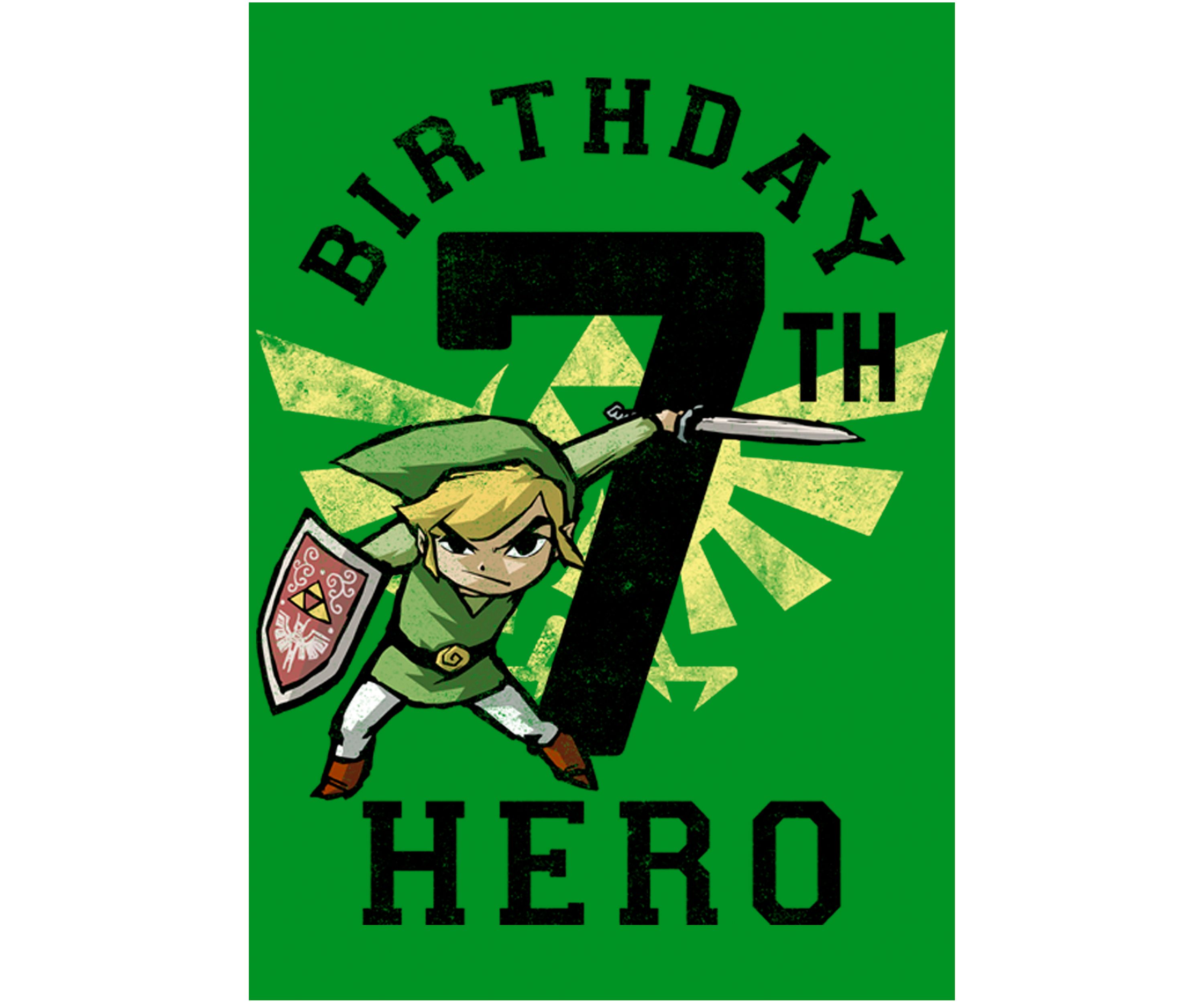 Boys 4-7 Link Birthday 7 Graphic T-Shirt