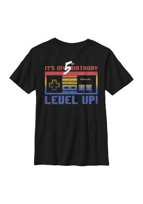Nintendo Boys 4-7 Level Five Graphic T-Shirt