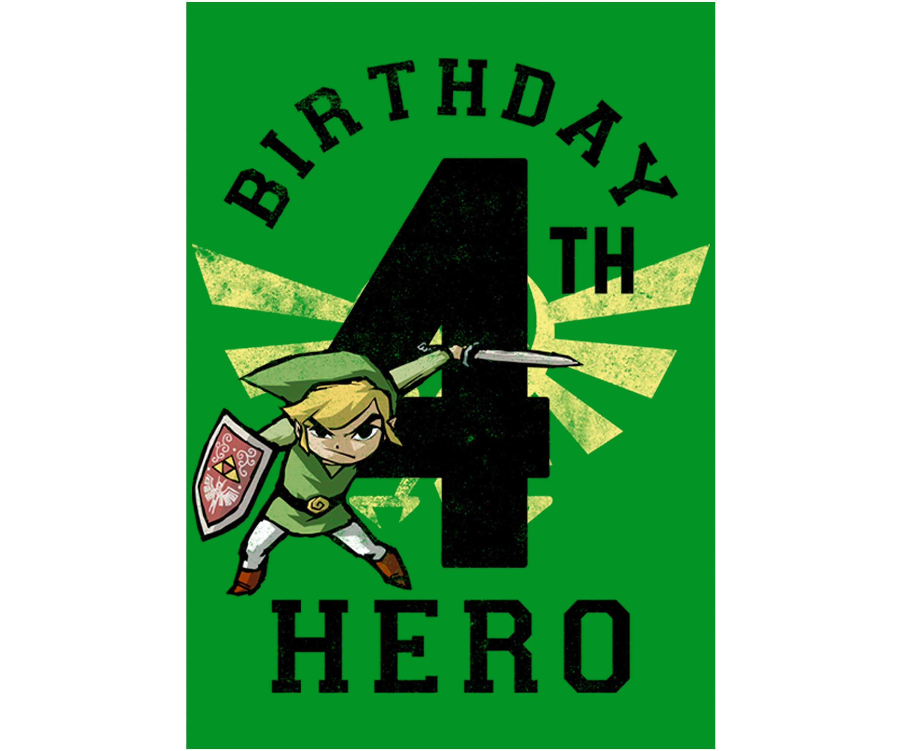 Boys 4-7 Link Birthday 4 Graphic T-Shirt