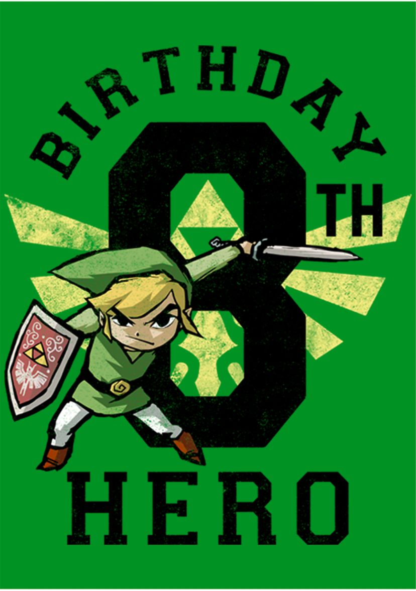 Boys 4-7 Link Birthday 8 Graphic T-Shirt