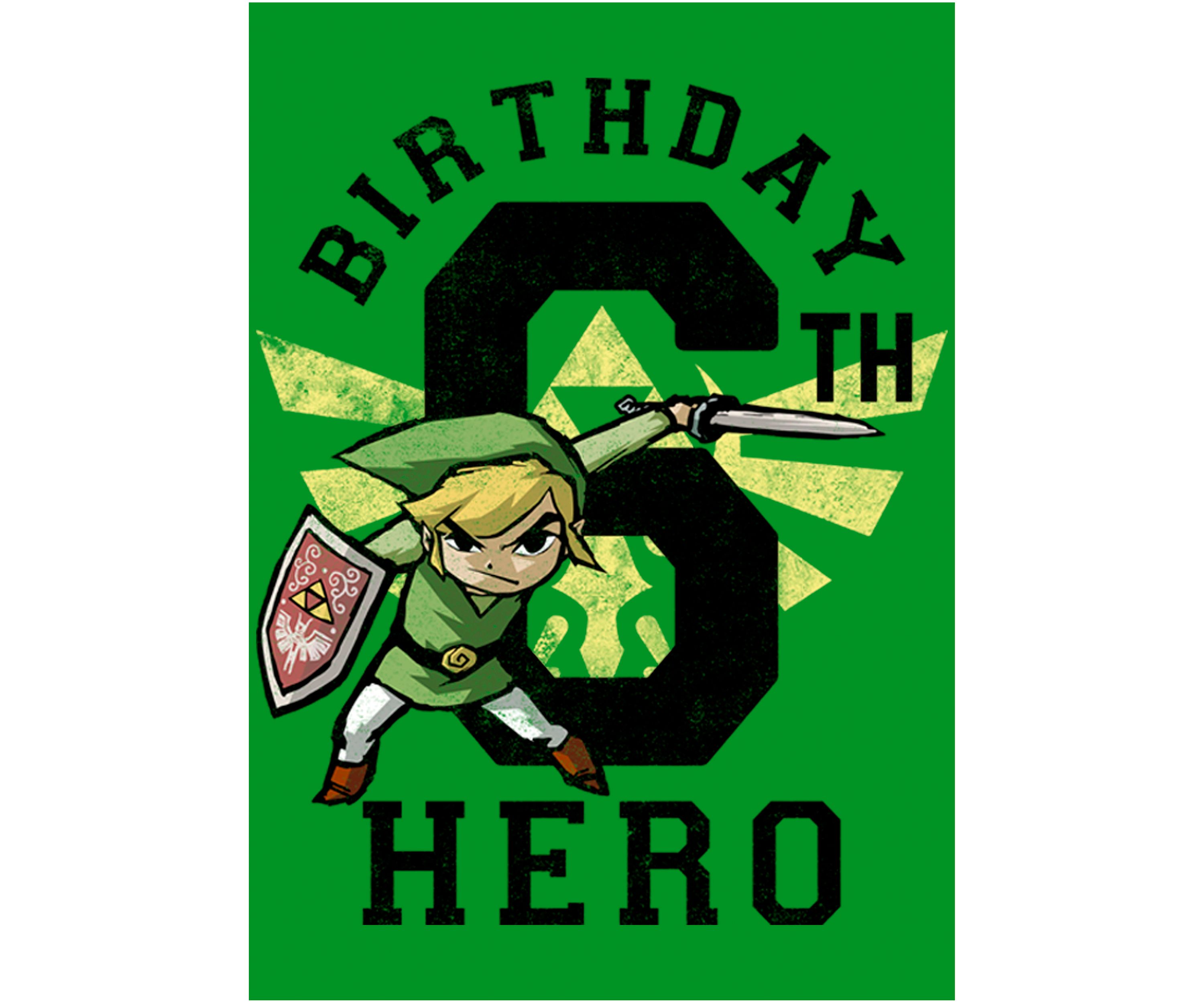 Boys 4-7 Link Birthday 6 Graphic T-Shirt
