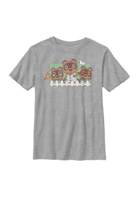 Nintendo Boys 4-7 Nook Family Graphic T-Shirt, Large