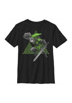 Nintendo Boys 4-7 Pop Link Graphic T-Shirt, Black, XSmall