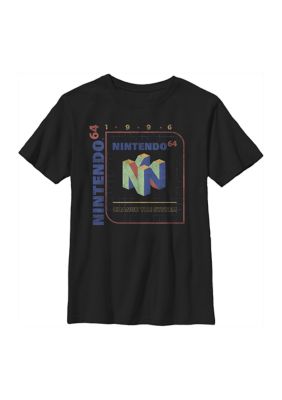 Nintendo Boys 4-7 Project Reality Graphic T-Shirt, Black, XSmall