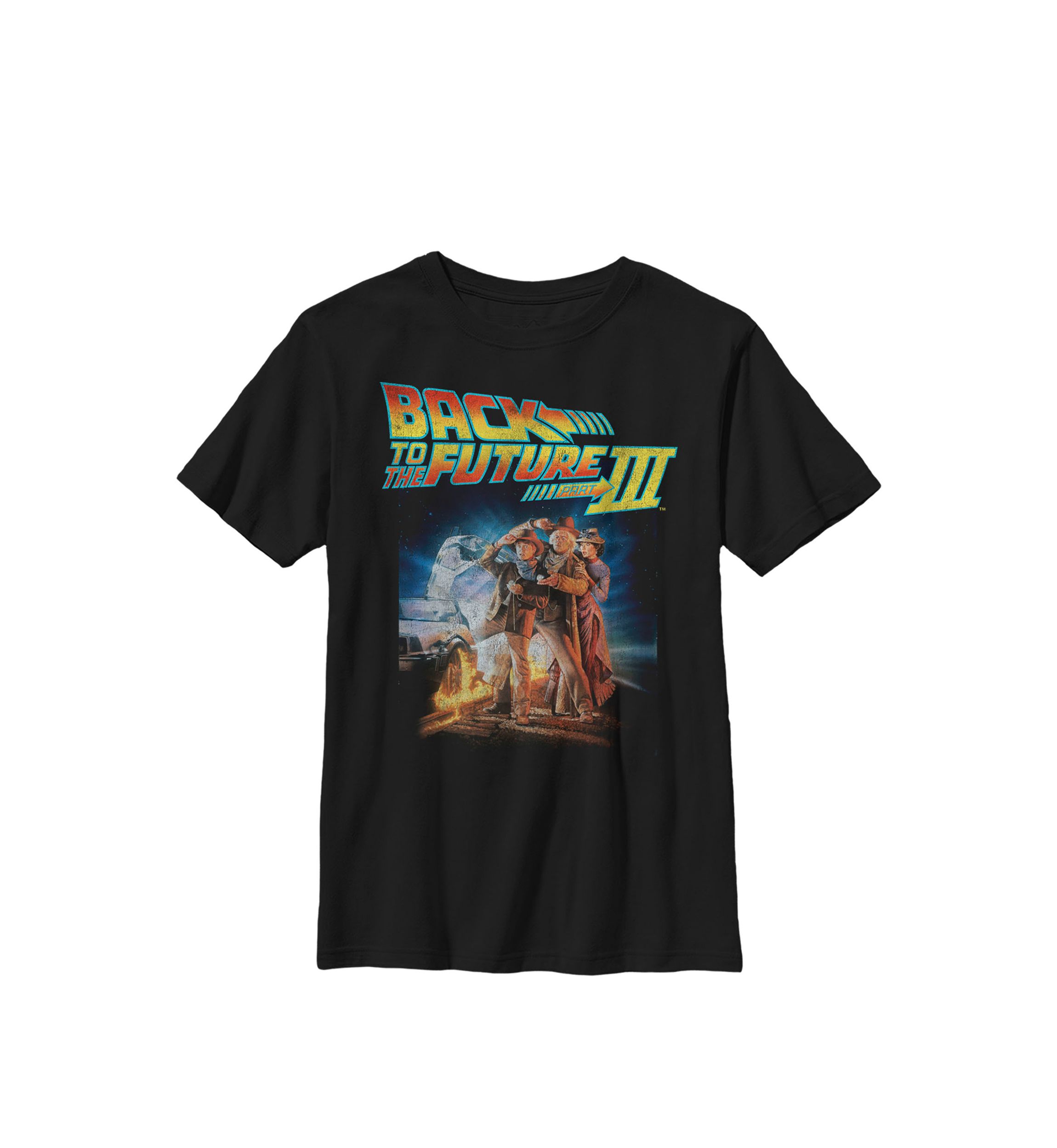 Group Shot On Train Tracks Poster Crew Graphic T-Shirt