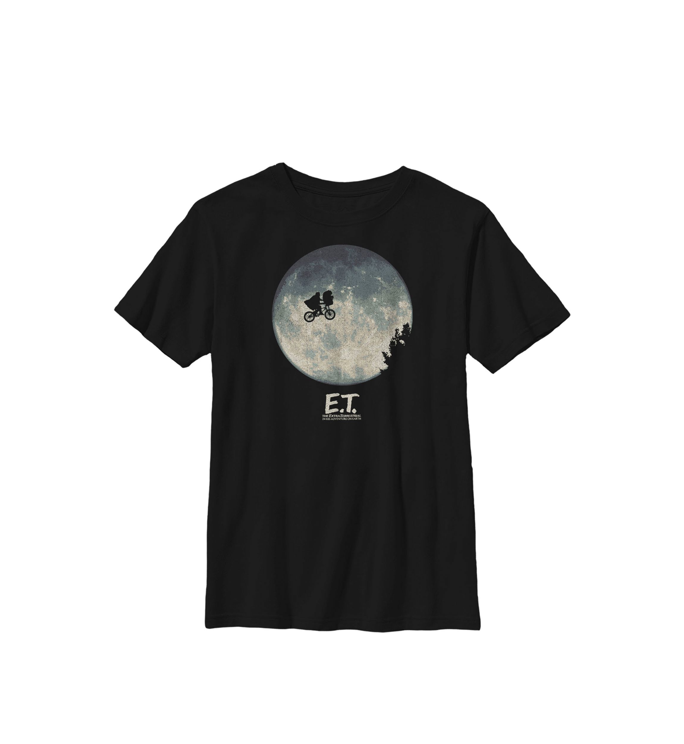 Large Moon Poster Crew Graphic T-Shirt