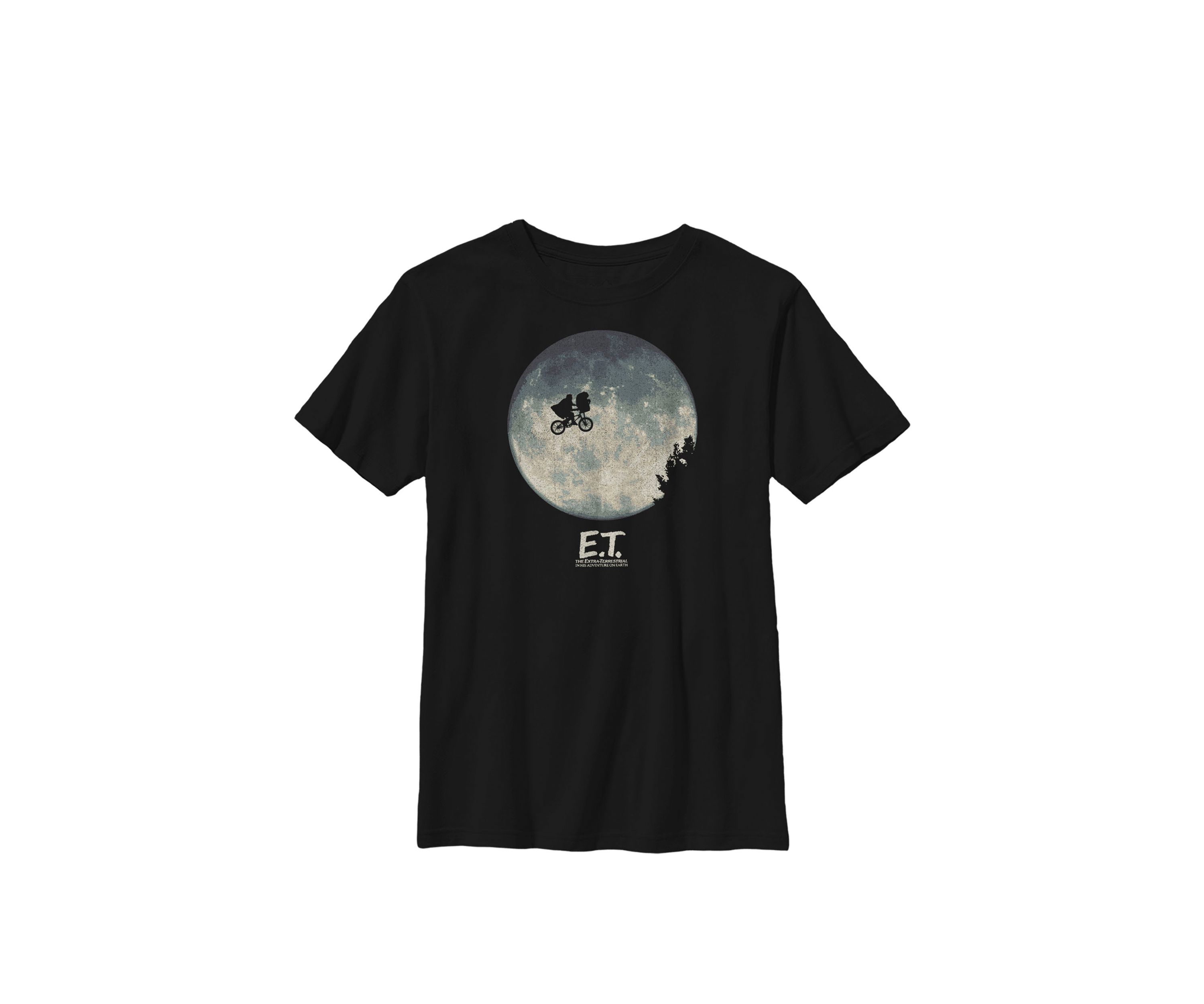 Large Moon Poster Crew Graphic T-Shirt