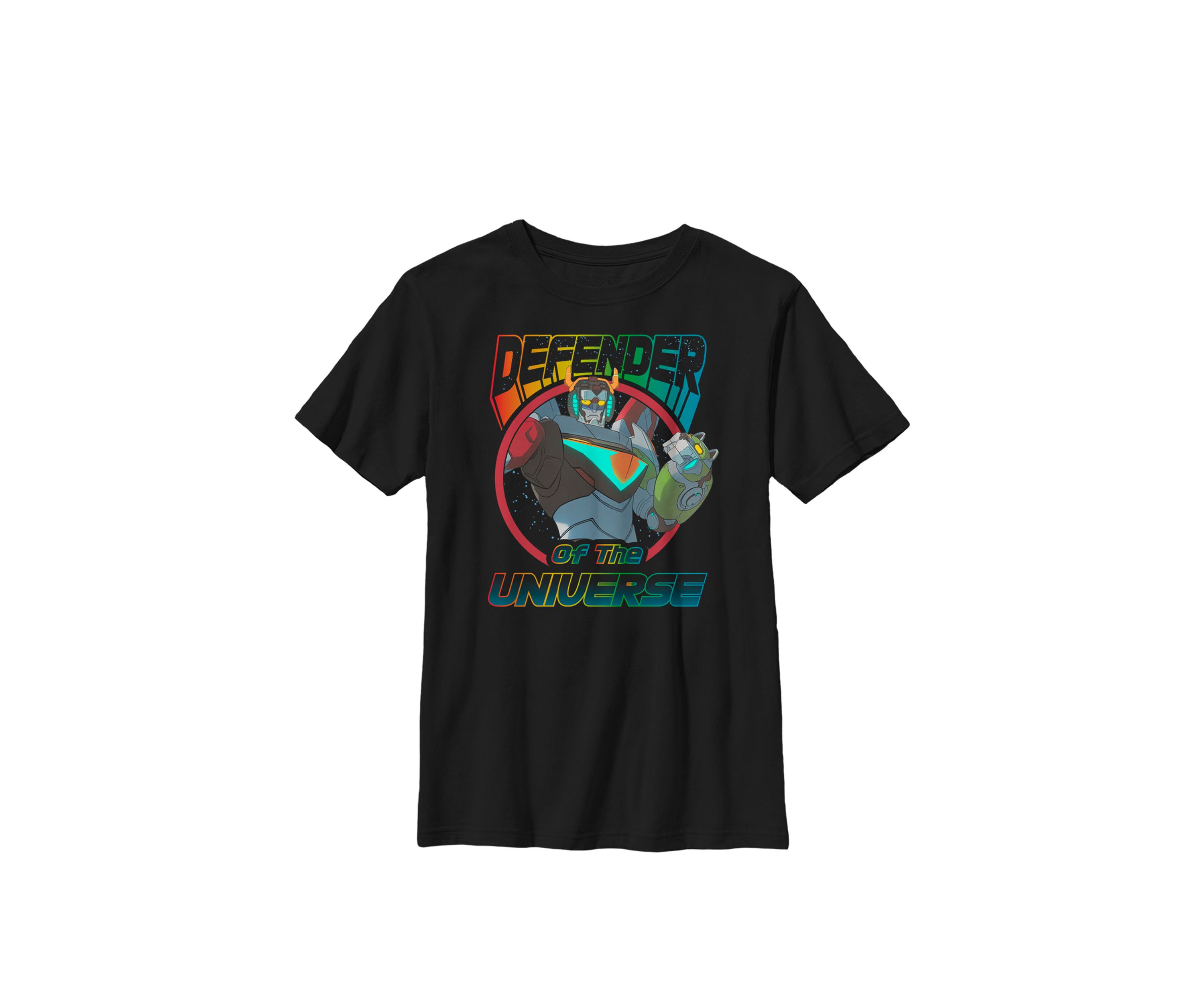 Legendary Defender Rainbow Defender Circle Portrait Crew Graphic T-Shirt