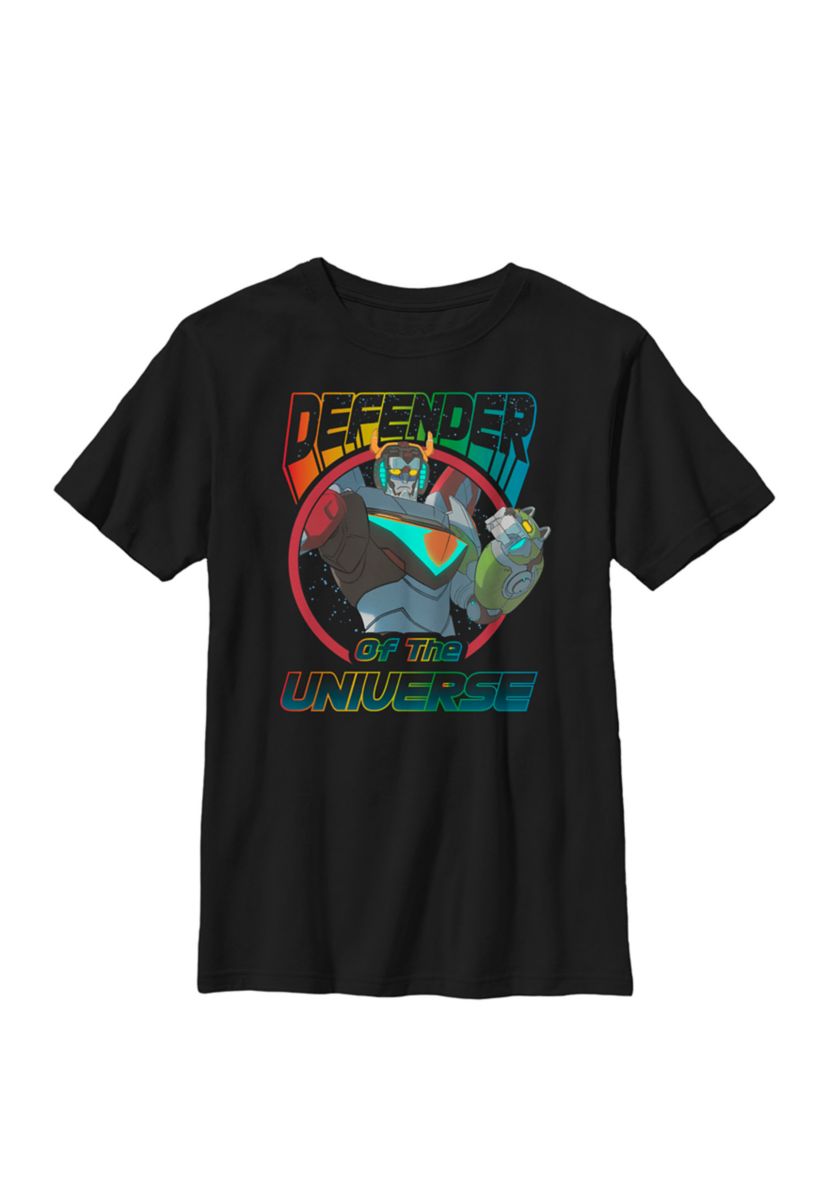 Legendary Defender Rainbow Defender Circle Portrait Crew Graphic T-Shirt