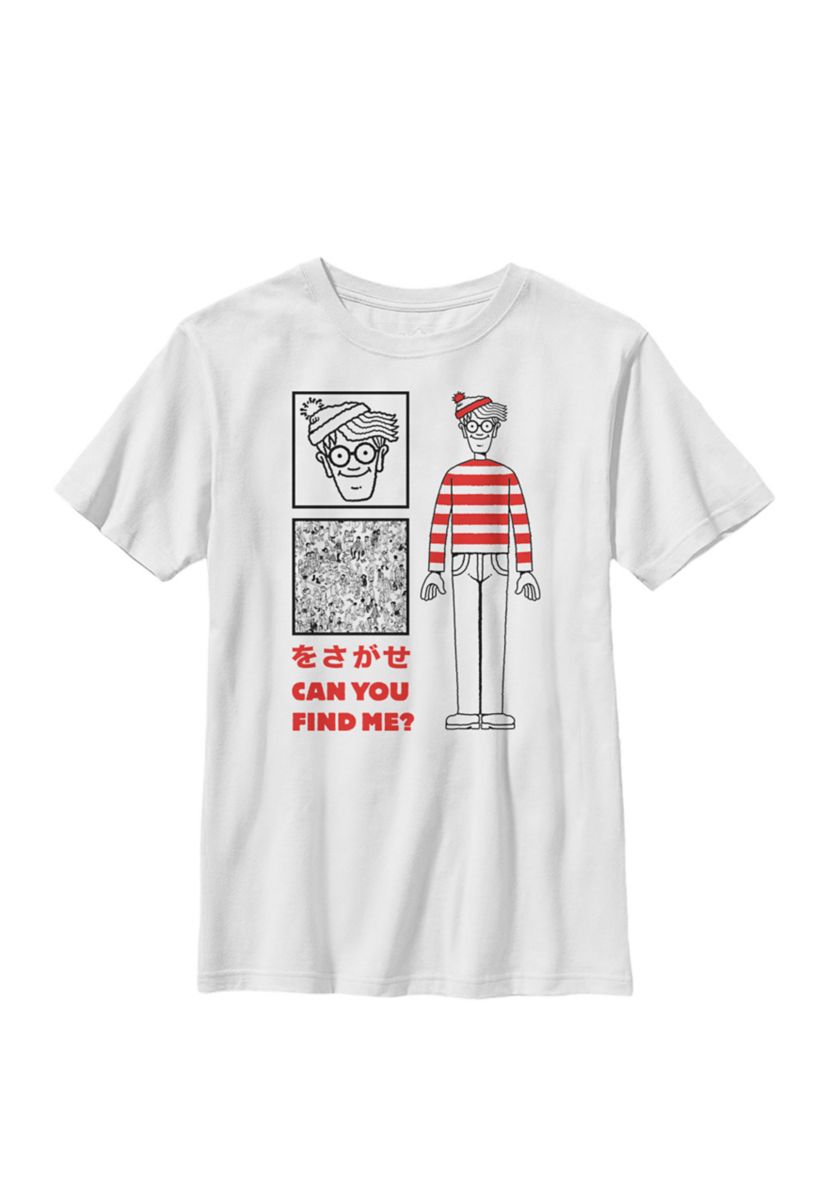Kanji Text Poster Crew Graphic T-Shirt