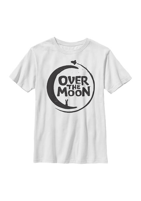 Boys 4-7 Over the Moon Logo Solid Top