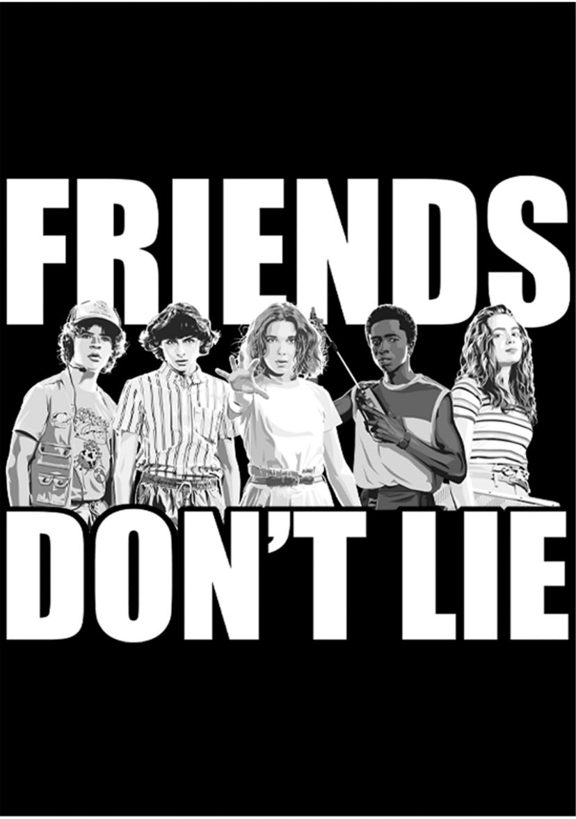Boys 4-7 Cast Friends Dont Lie Graphic T-Shirt