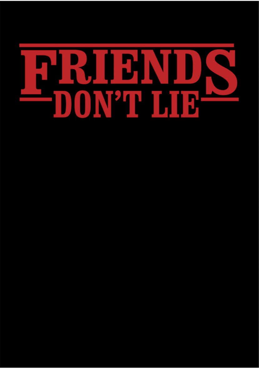 Boys 4-7 Friends Dont Lie Graphic T-Shirt
