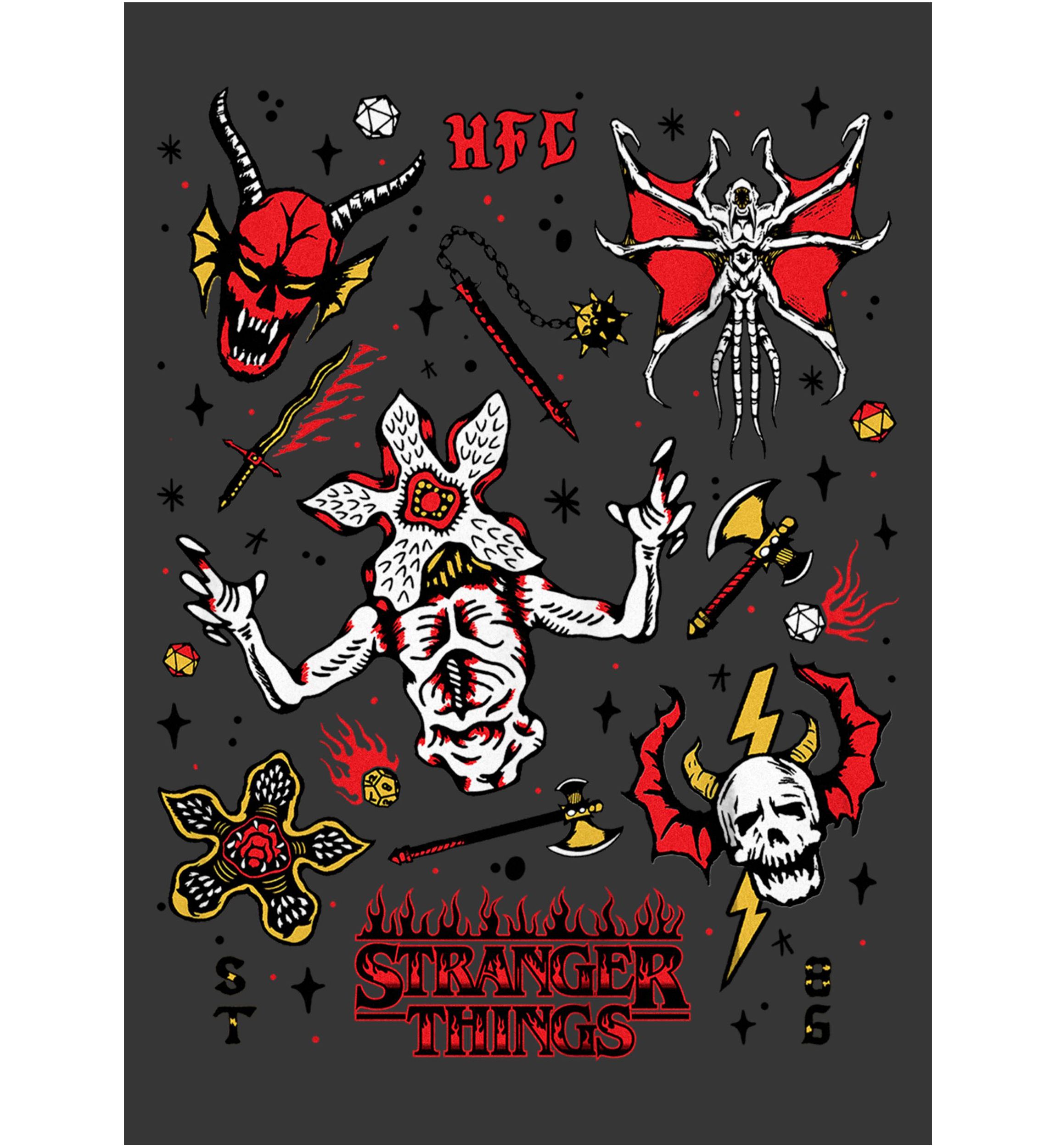 Stranger Flash Sheet Graphic T-Shirt