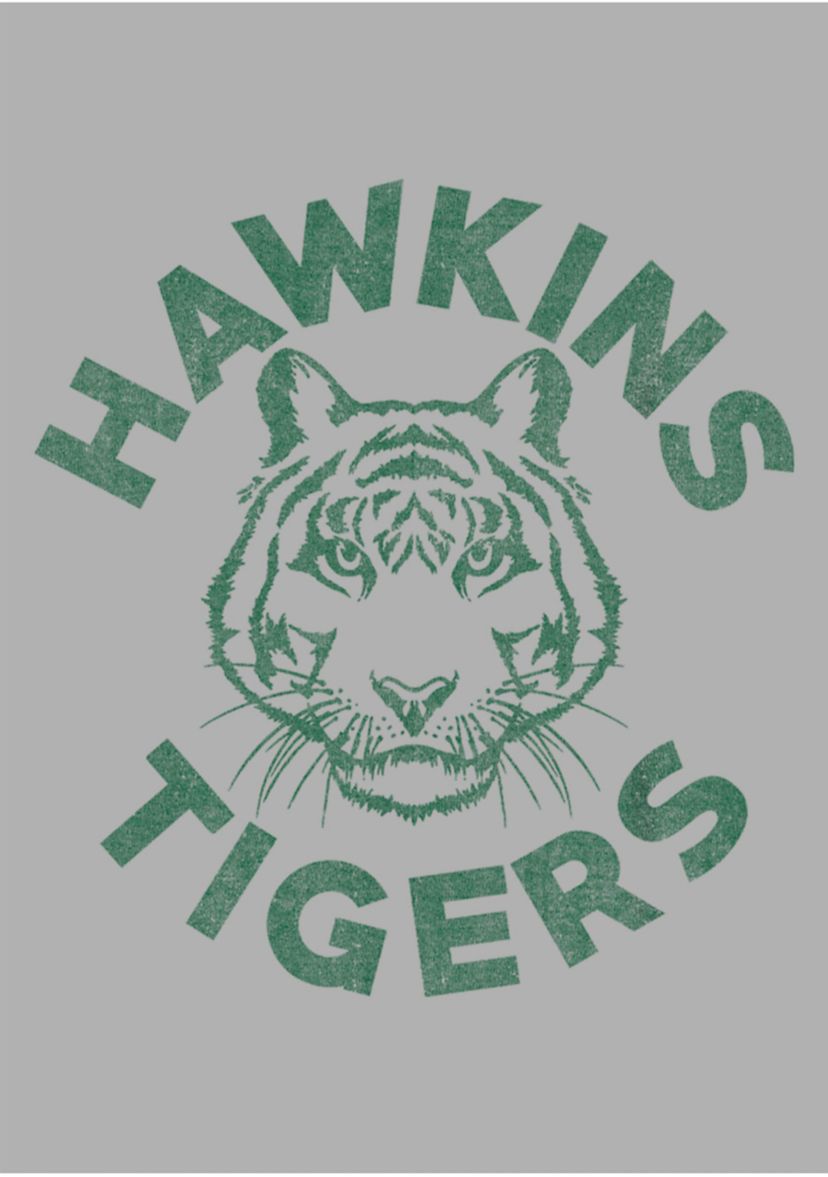 Hawkins Tigers Green Graphic T-Shirt