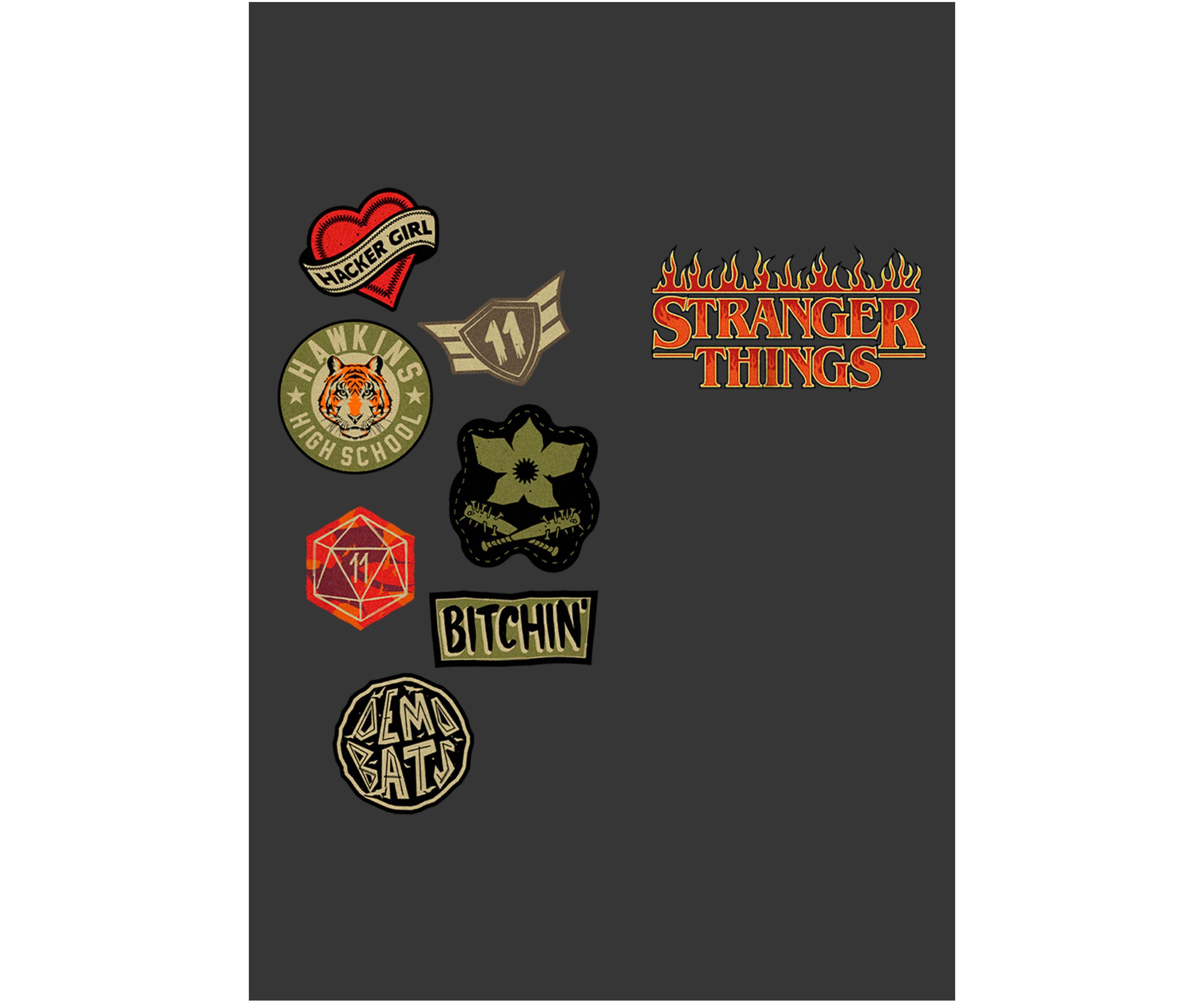 Faux Patches Graphic T-Shirt