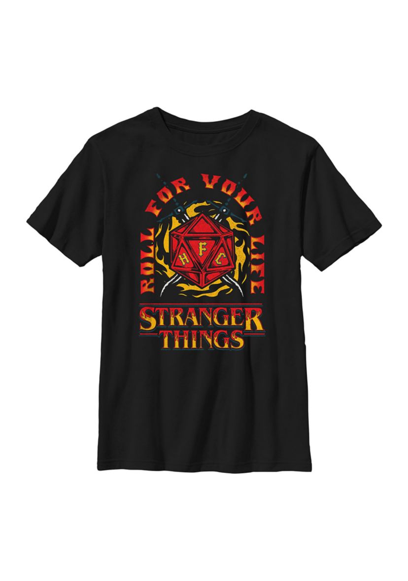 Fire And Dice Graphic T-Shirt
