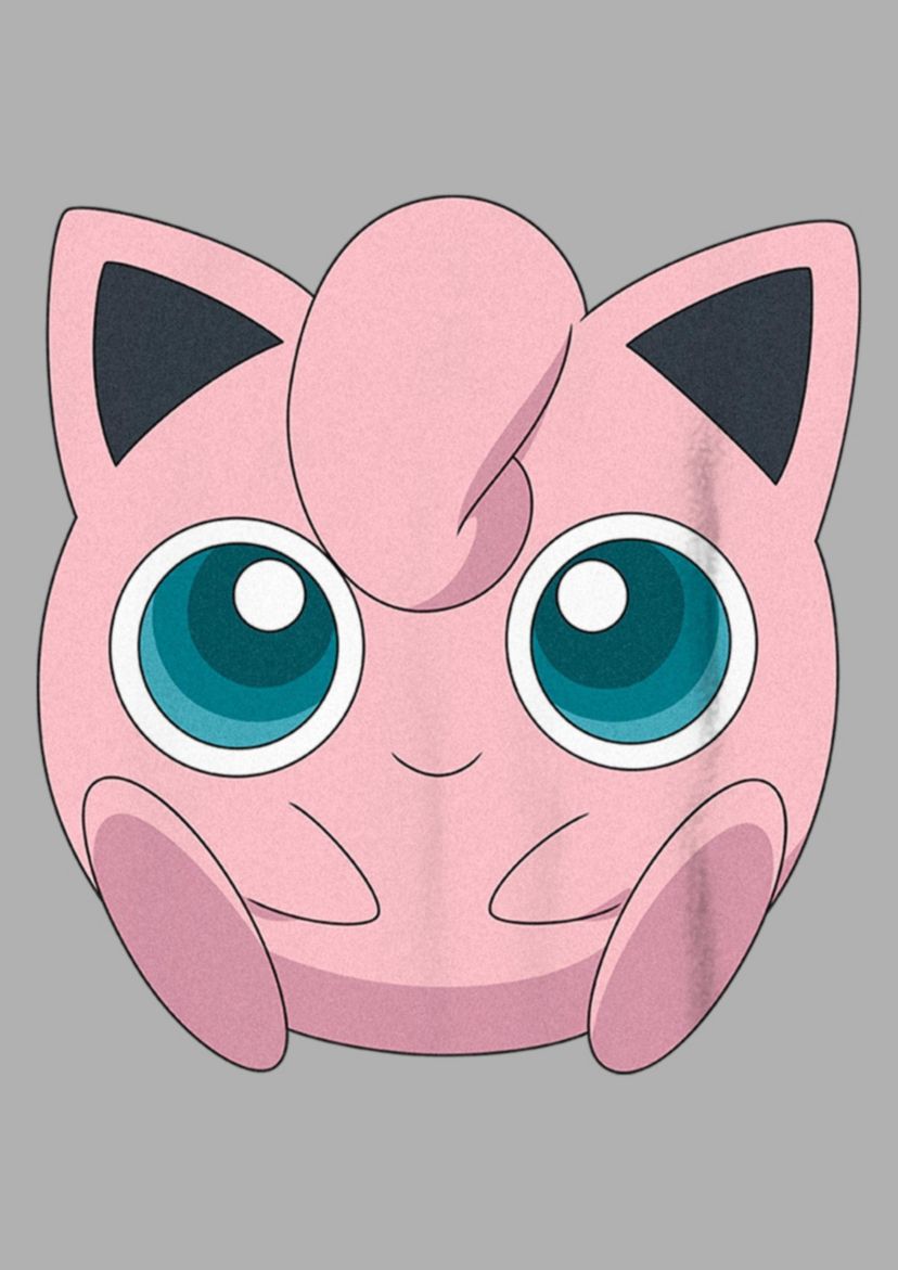 Jigglypuff Filled Face Graphic T-Shirt