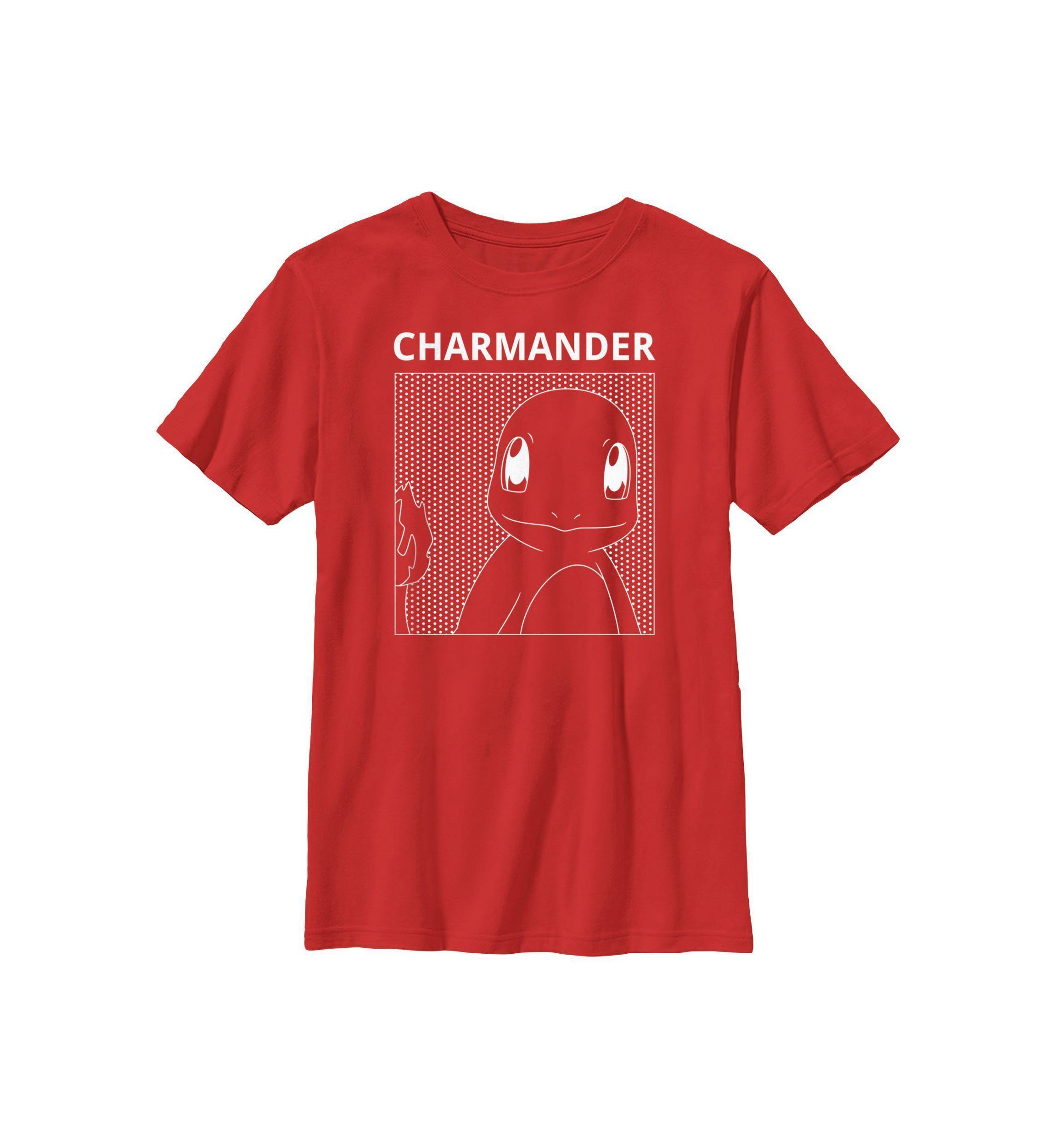 Charmander Comic Box Graphic T-Shirt