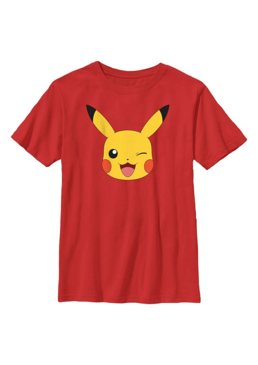 Pikachu Big Face Graphic T-Shirt
