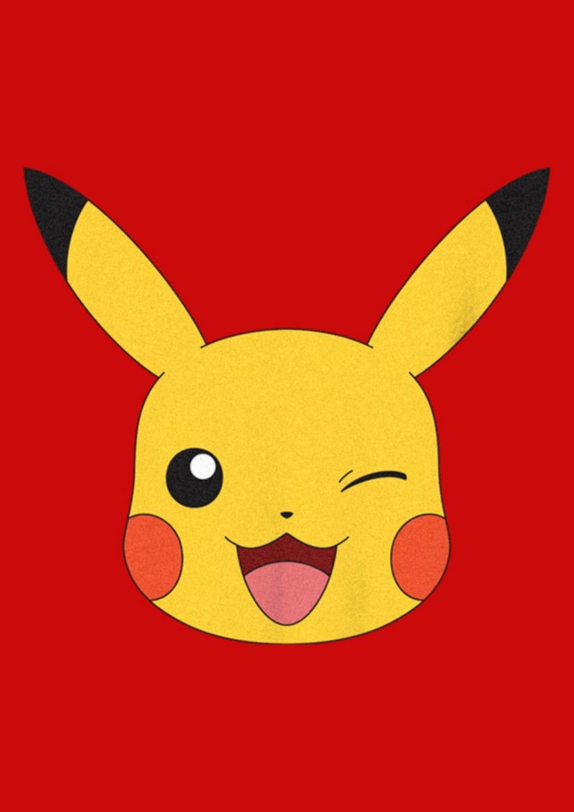 Pikachu Big Face Graphic T-Shirt