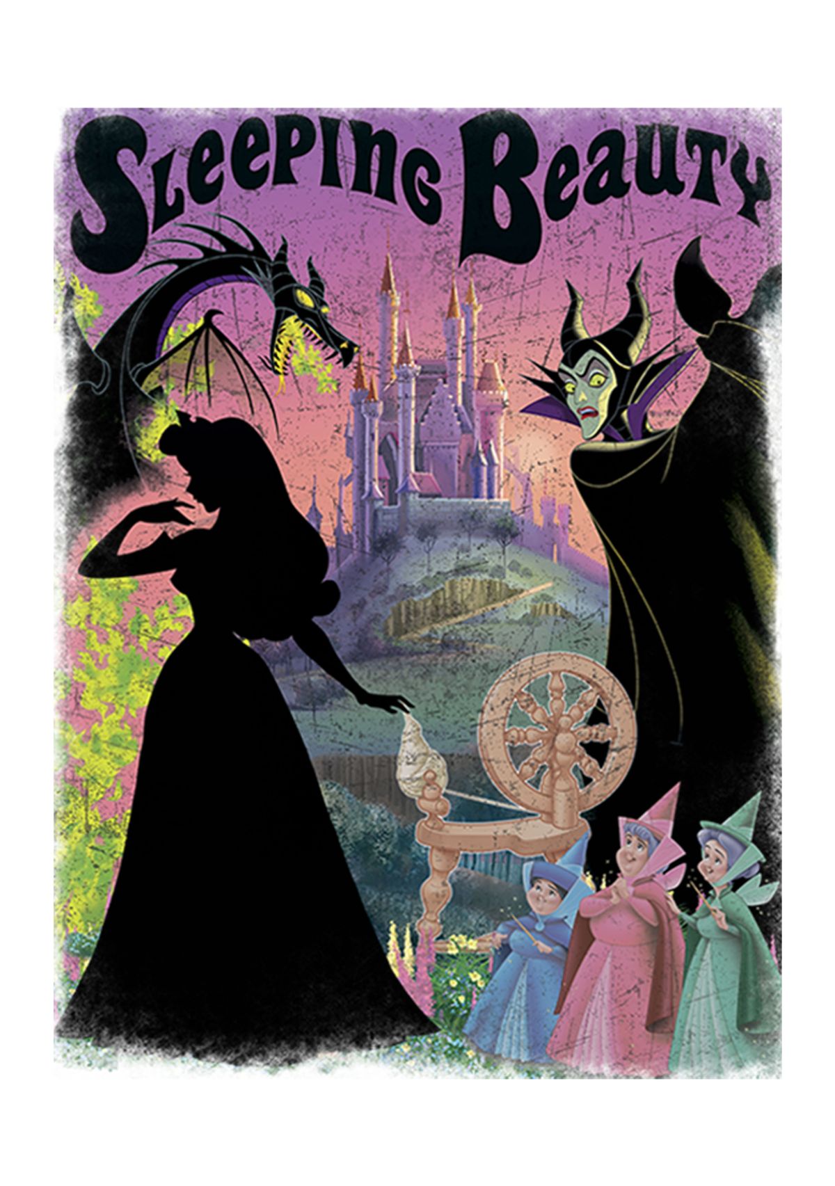 Boys 4-7 Sleeping Beauty Poster Graphic T-Shirt