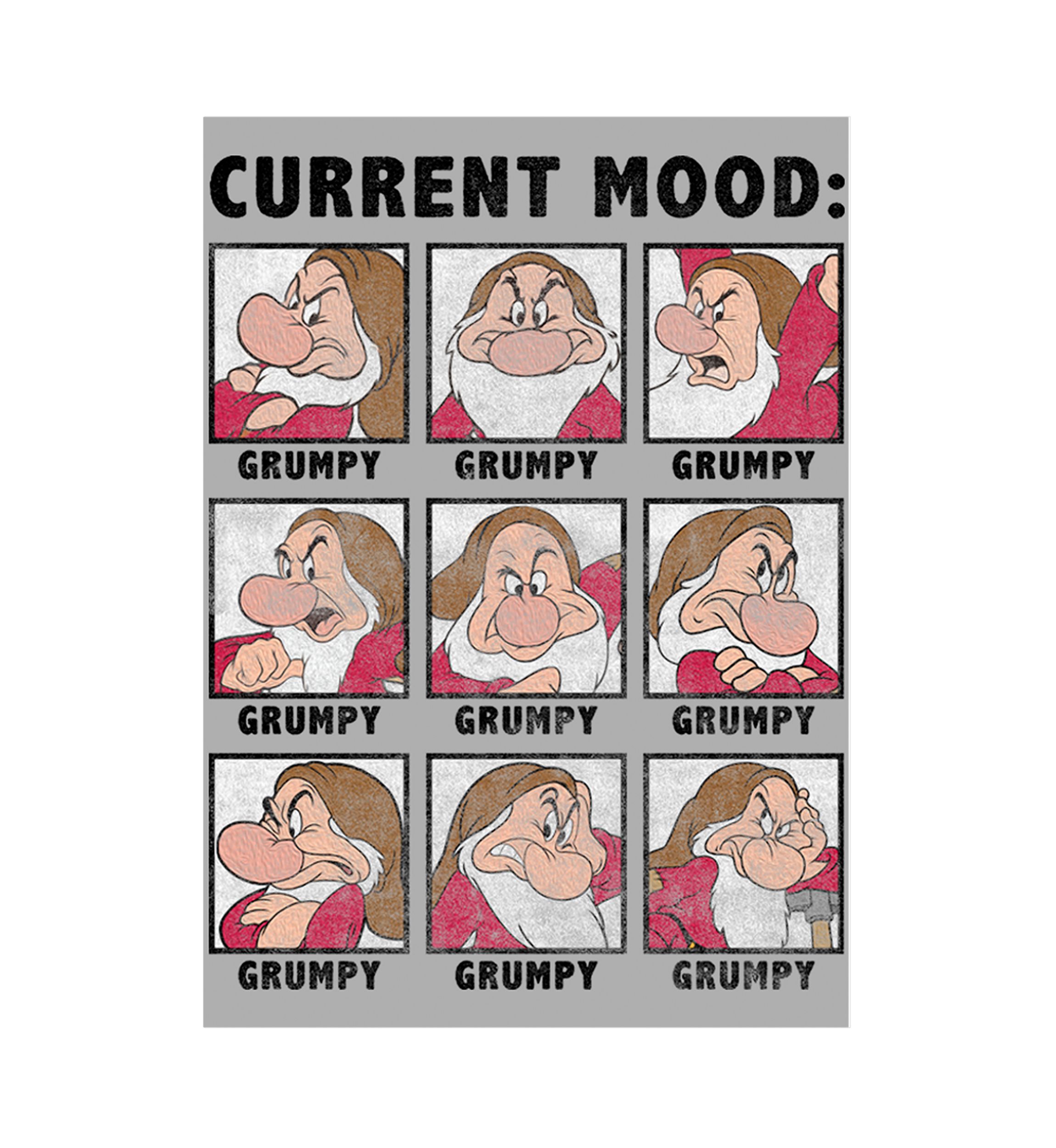Boys 4-7 Current Mood Grumpy Graphic T-Shirt