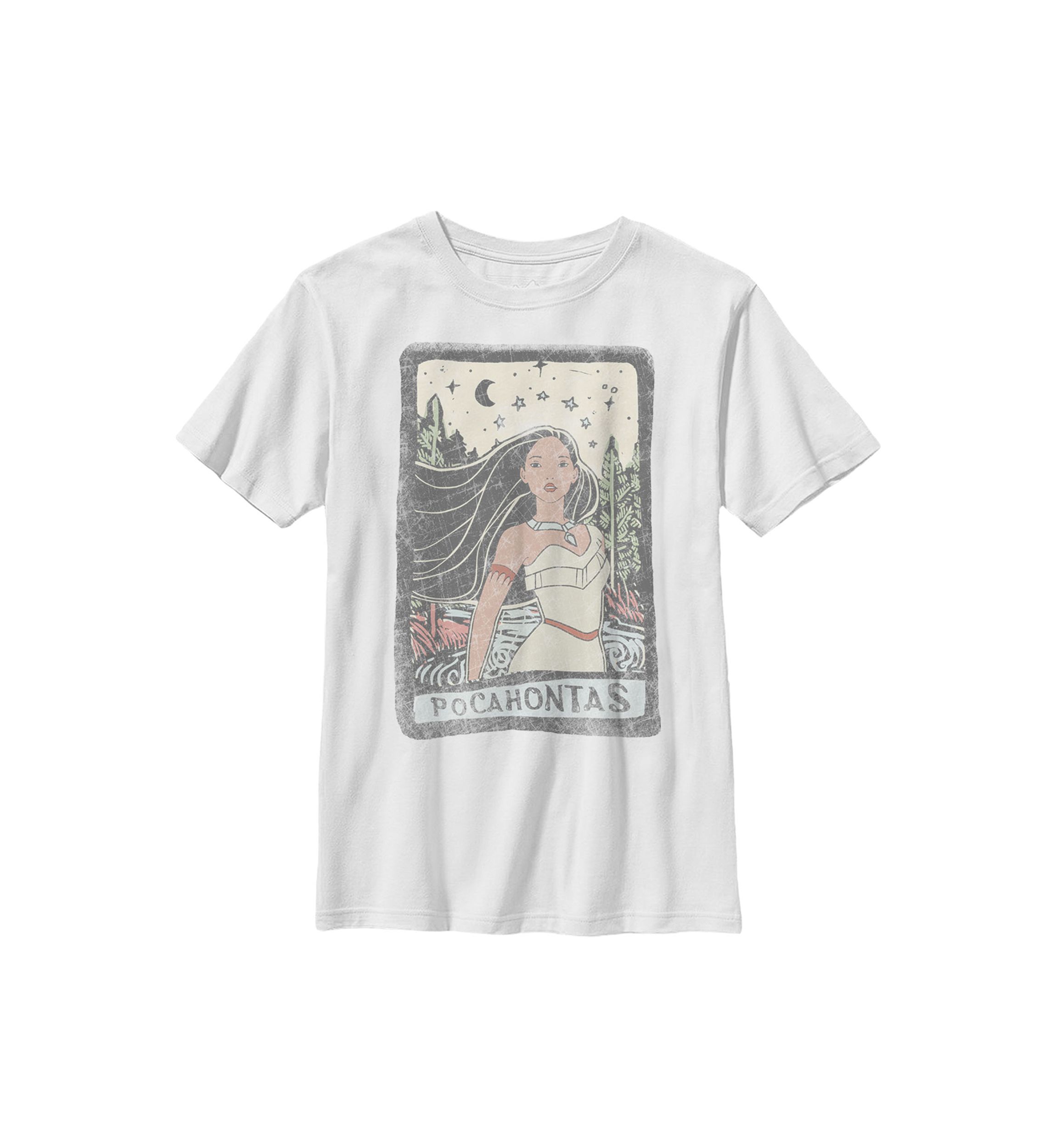 Boys 4-7 Pocahontas Block Bottom Letter Graphic T-Shirt