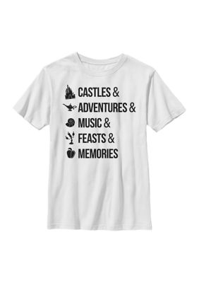 Disney Princess Boys 4-7 Just Disney Things Graphic T-Shirt, White, XS