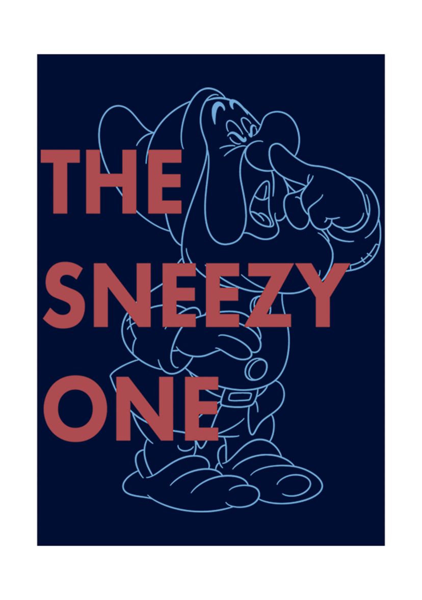 Boys 4-7 One Sneezy Dwarf Graphic T-Shirt