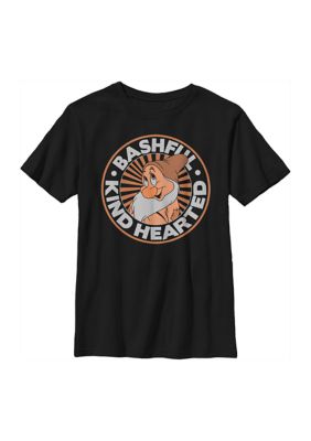 Disney Princess Boys 4-7 About Bashful Round Graphic T-Shirt, Black, Small