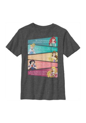 Disney Princess Boys 4-7 Princess Adjectives Graphic T-Shirt