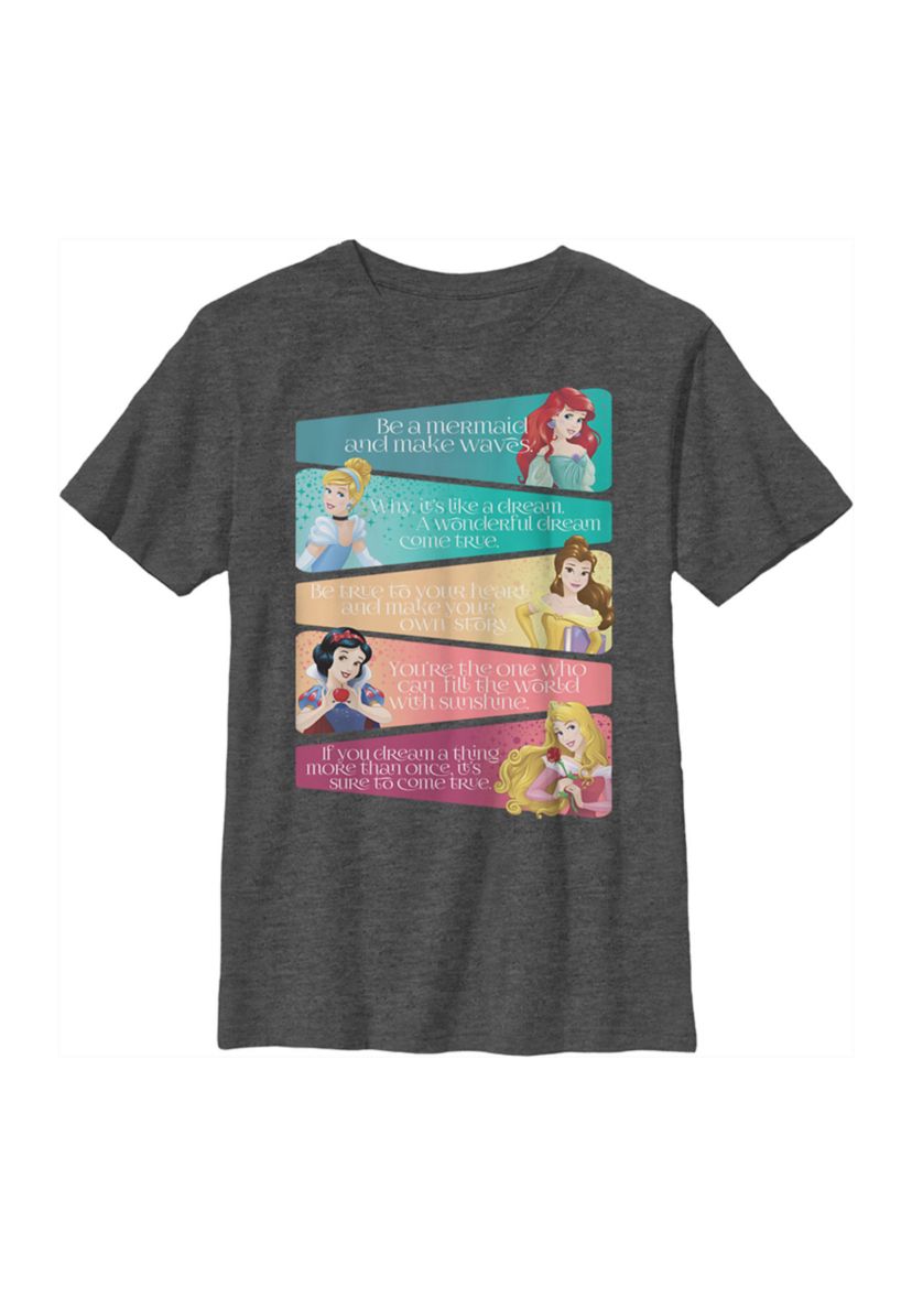 Boys 4-7 Princess Adjectives Graphic T-Shirt